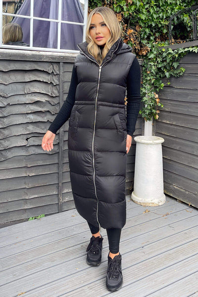 Be Boundless Reversible Hooded Faux Fur Vest Nylon Rain/Wind Proof Black ~L  | eBay