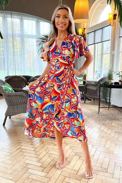 butterfly sleeve midi dress Amazon.com: Women's Dresses Floral Print Butterfly Sleeve Split Thigh Belted Dress Dress for Women (Color : Multicolor, Size : Large) : Clothing, Shoes & Jewelry