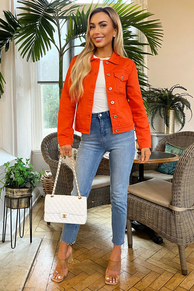 Denim Jacket Skater Dress With Blazer Sequin Denim Blazer Boohoo - Main Image