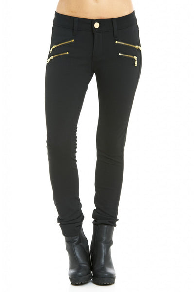 シェリエ sheller GOLD ZIP black denim 23インチ