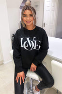 Black LOVE Sweatshirt