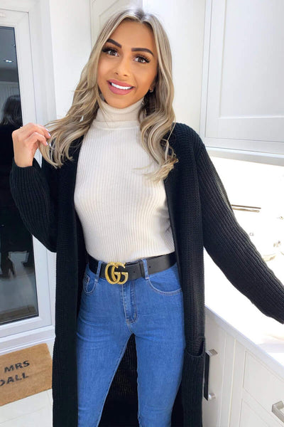 Long black cardigan deals outfit ideas