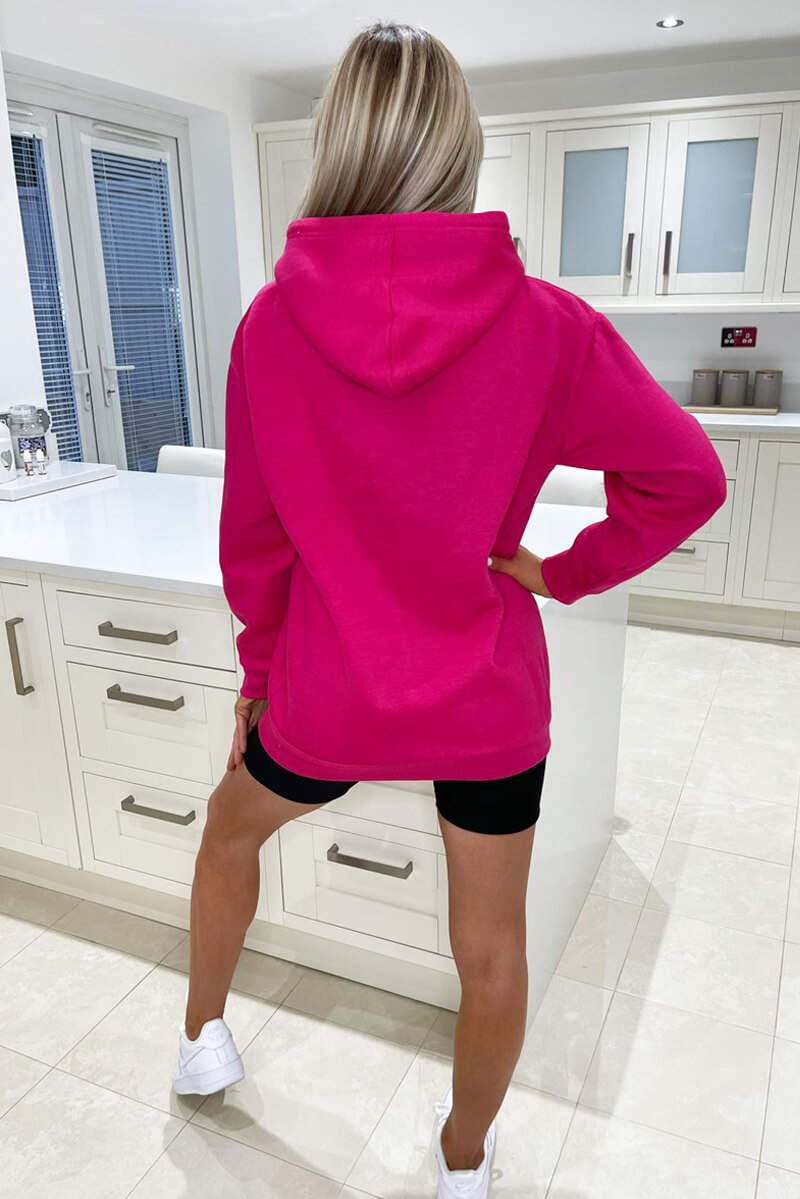 Cerise Oversized Hoodie