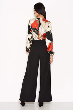 Chain Printed Jumpsuit