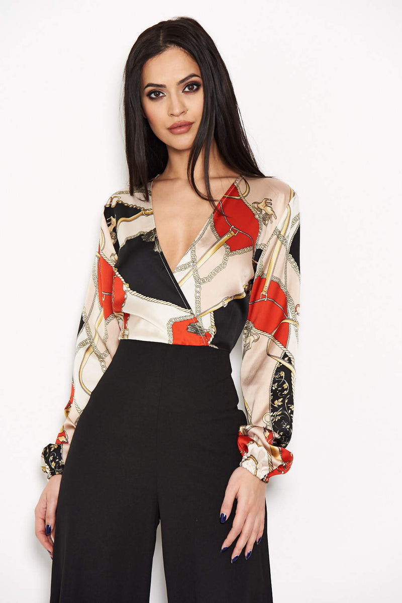 Chain Printed Jumpsuit