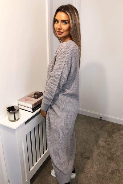Grey-Longline-Knitted-Cardigan Grey-Longline-Knitted-Cardigan