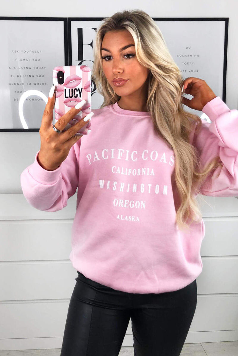 Pink Pacific Coast Sweatshirt