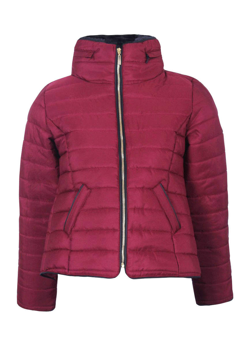 Plum Puffer Jacket
