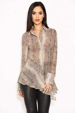 Snake Printed Blouse
