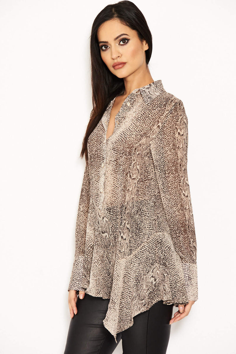 Snake Printed Blouse