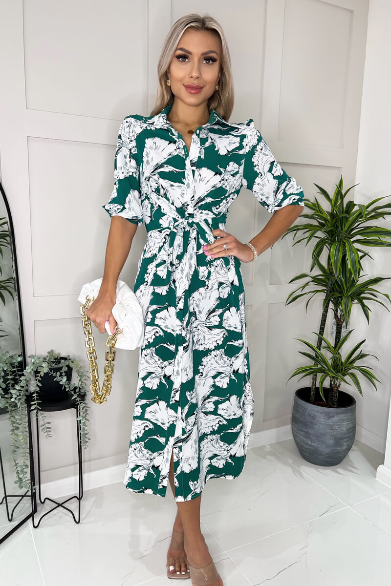 green emerald velvet dress Green And White Floral Printed 3/4 Sleeve Midi Shirt Dress AX Paris green emerald velvet dress Green And White Floral Printed 3/4 Sleeve Midi Shirt Dress AX Paris