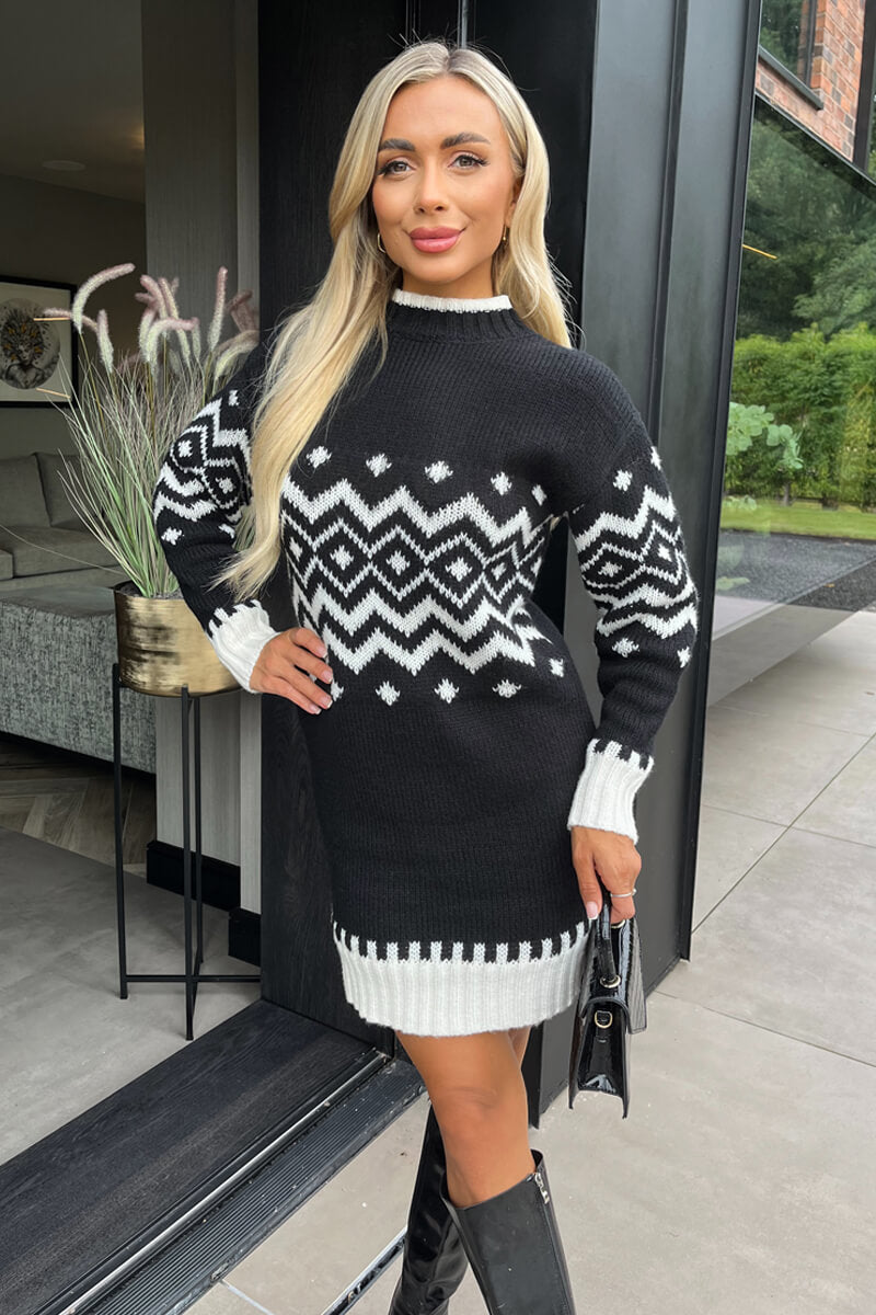 joe browns jumper dress Maxi Dress Brown Knitwear Beautifully Bright Knitted Dress Womenswear Joe swimwear cover-up Navy Ribbed Long Sleeve COLOR:Coffee