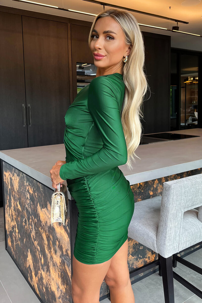 green cut out long sleeve dress Amazon.com: Ptorlio Long Sleeve Maxi Dress for Women Backless Bodycon Sexy Cut Out Dresses Club Party Green : Clothing, Shoes & Jewelry