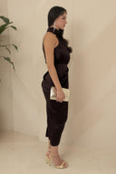1756997928_Chocolate-Halter-Neck-Gathered-Skirt-Midi-Dress-4.jpg