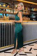 1757682274_Teal-Halter-Neck-Draped-Waist-Midi-Dress-4.jpg