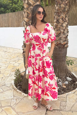 1767802876_Pink-And-Cream-Floral-Print-Puff-Sleeve-Smock-Midi-Dress-3.jpg