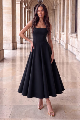 Black-Square-Neck-A-line-Midi-Dress-7.jpg