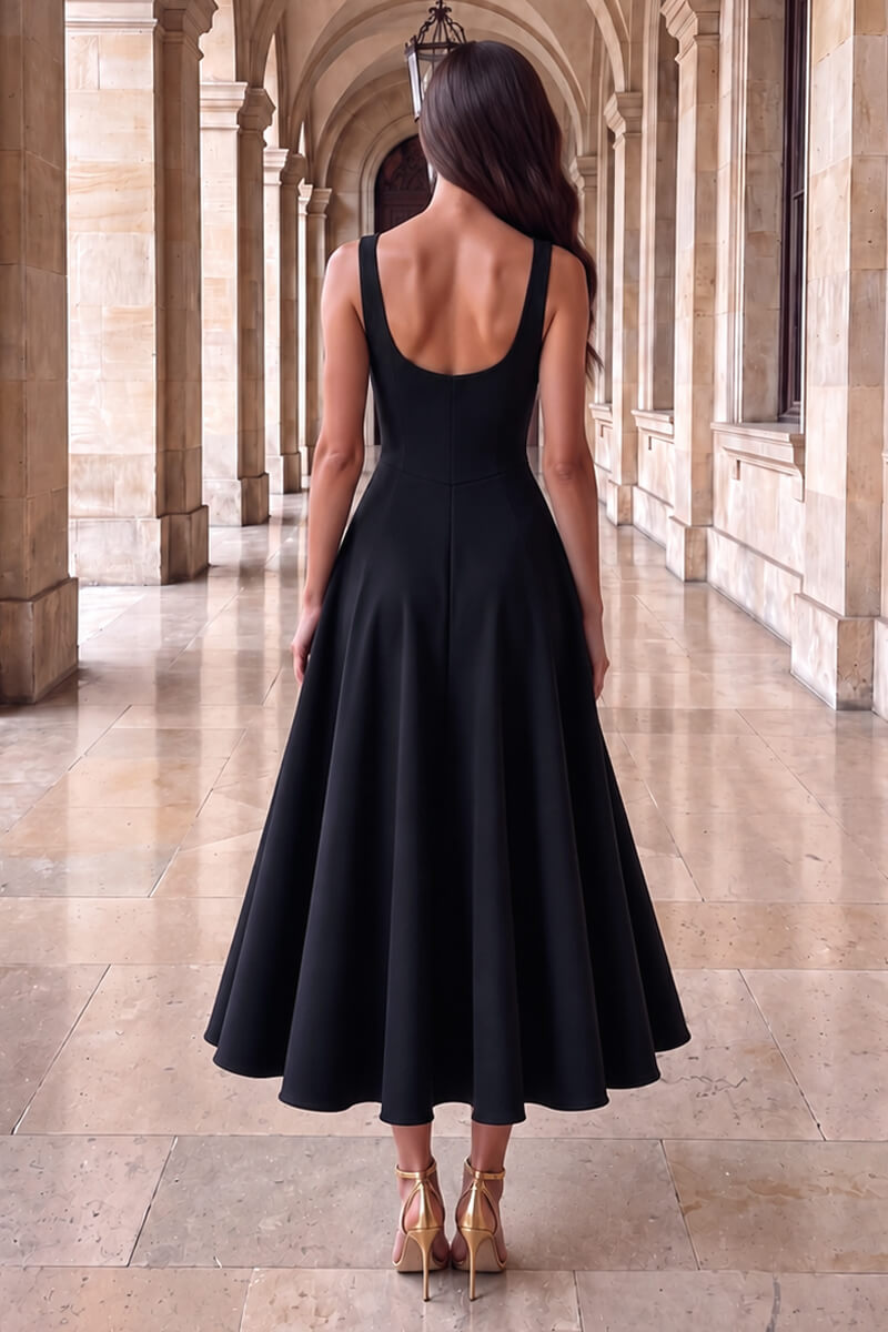Black-Square-Neck-A-line-Midi-Dress-9.jpg