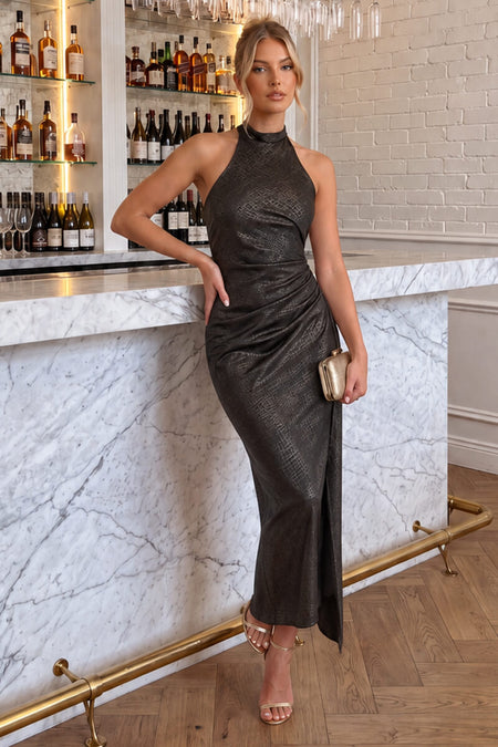 Brown-Croc-Pattern-Halter-Neck-Midi-Dress-7.jpg