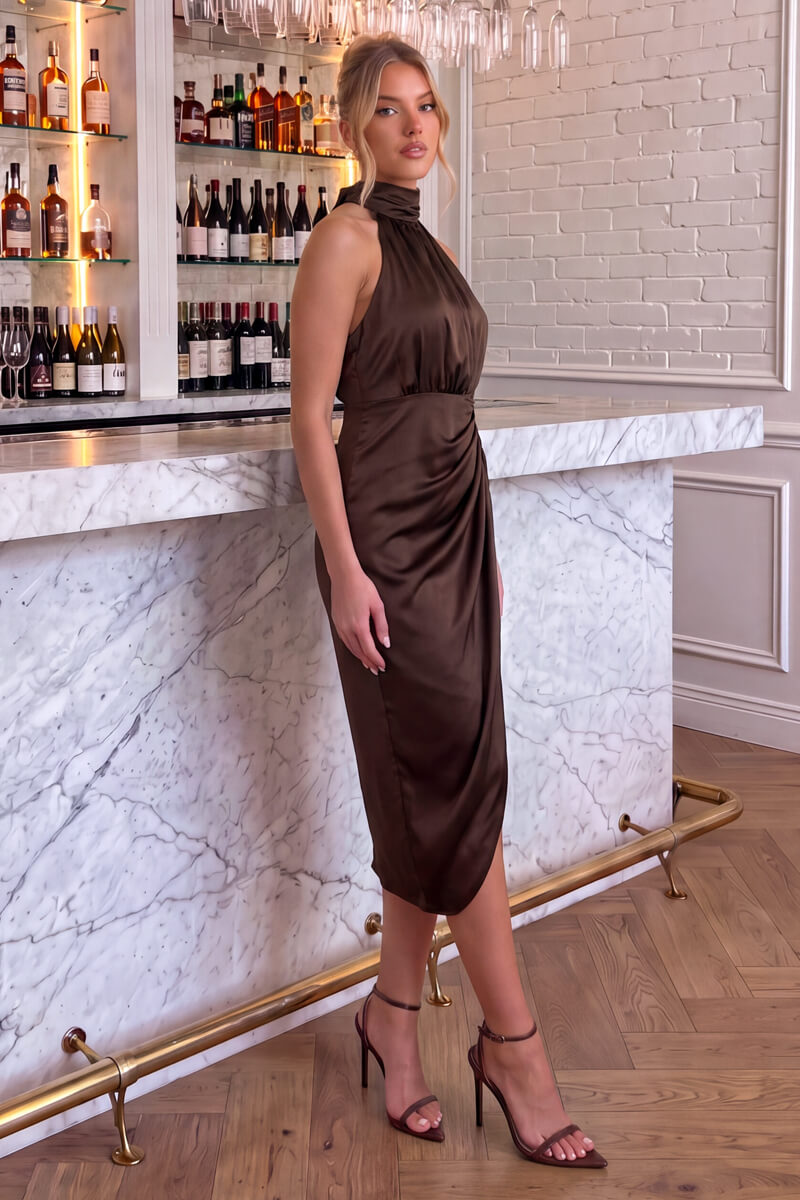 Chocolate-Halter-Neck-Gathered-Skirt-Midi-Dress-8.jpg