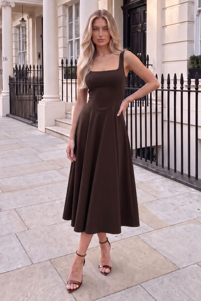 Chocolate-Square-Neck-A-line-Midi-Dress-6.jpg