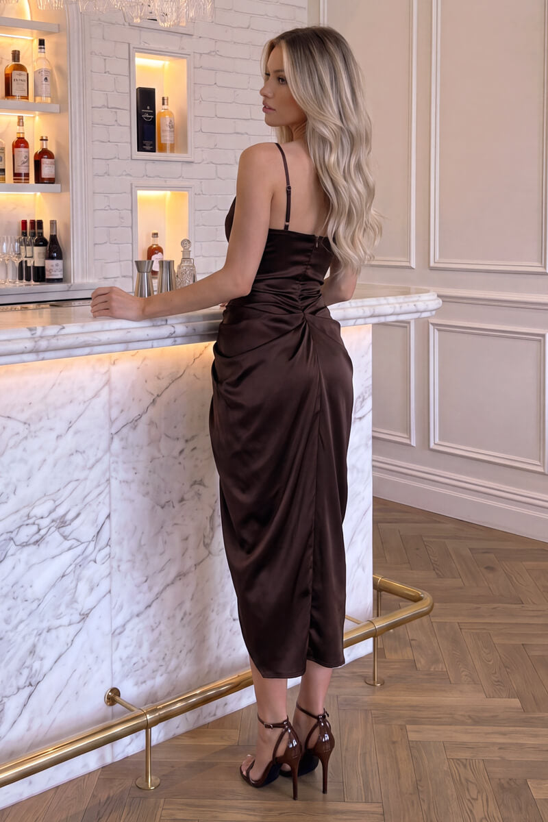 Chocolate-Strappy-Cowl-Neck-Gathered-Skirt-Midi-Dress-8.jpg
