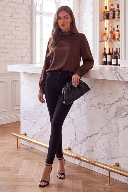 chocolate-high-neck-lace-trim-blouse-2.jpg