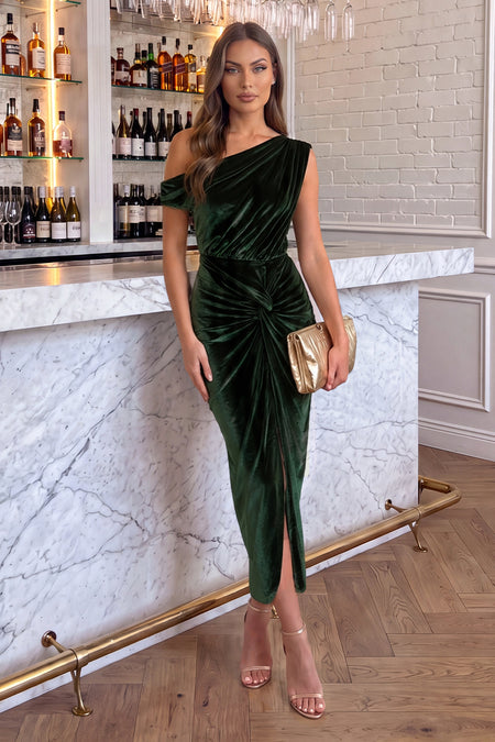 green-velvet-off-the-shoulder-knot-midi-dress-1.jpg