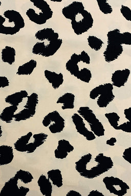 Multi Animal Print 2 in 1 Long Sleeve Midi Dress