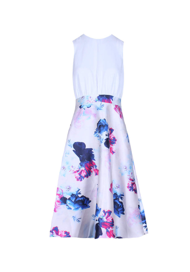 Cream white deals skater skirt