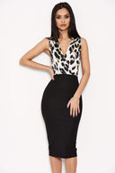 2 in 1 Leopard Print Dress