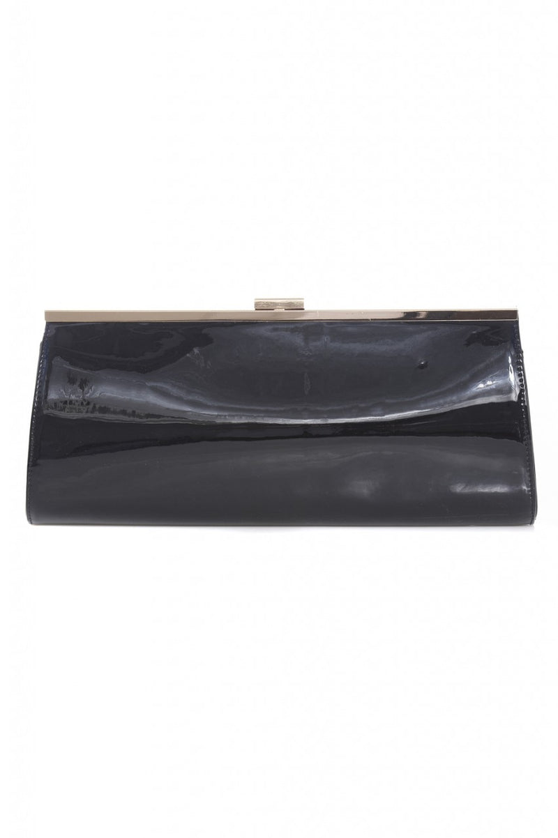 Large Patent Clasp Clutch