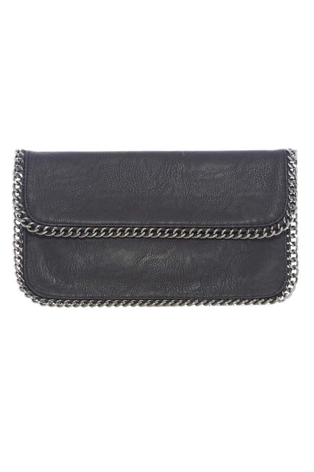Stylish Chain Detail Clutch