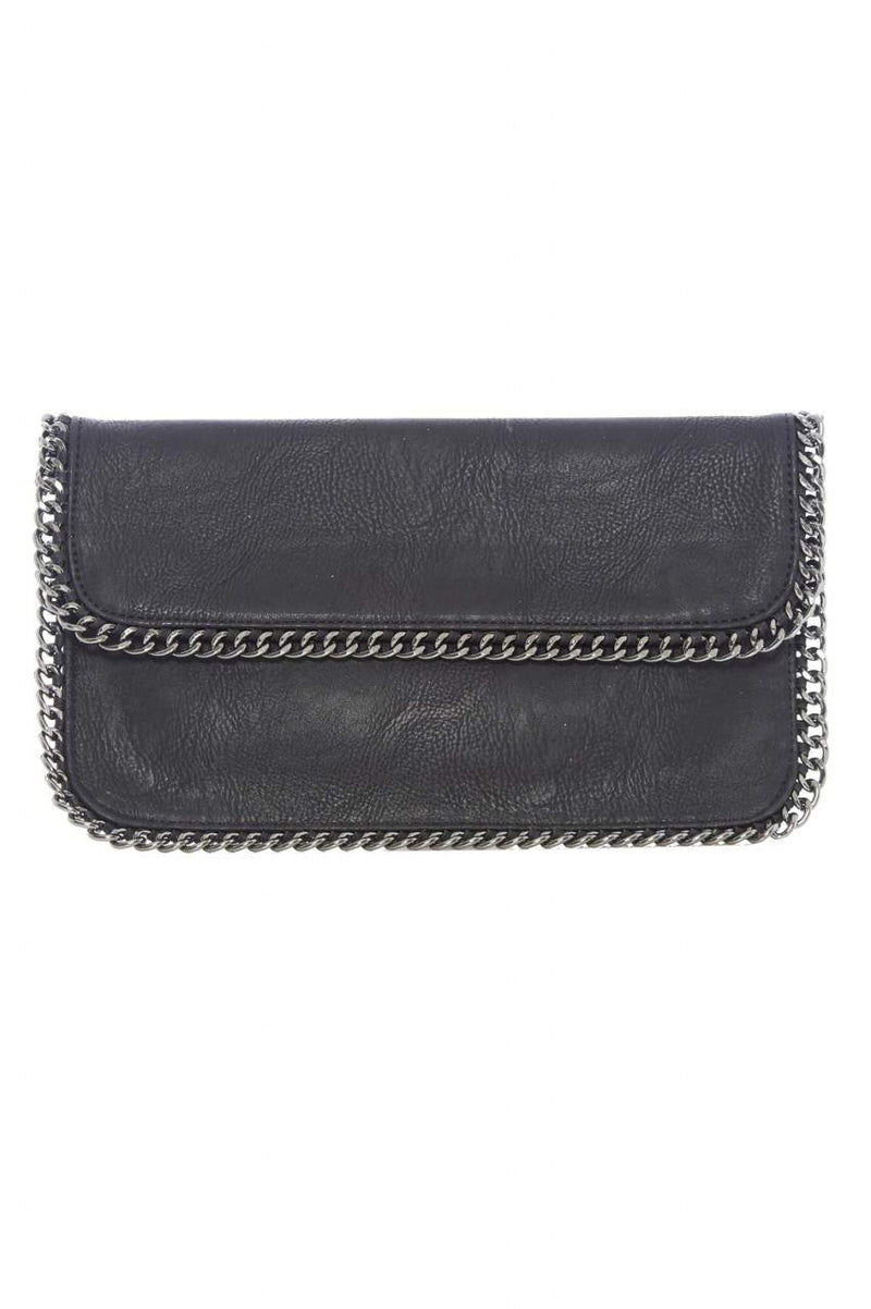 Stylish Chain Detail Clutch