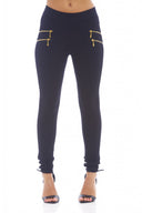 High Waisted Zip Pants