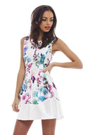 Floral Printed Skater Dress