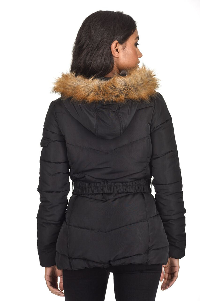 Black Padded Puffer Jacket