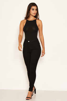 Black High Waisted Jean