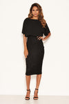 Black 2 In 1 Lace Skirt Dress