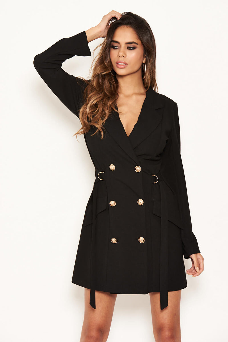 Black Blazer Dress AX Paris