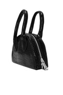 Black Croc Tiny Bag