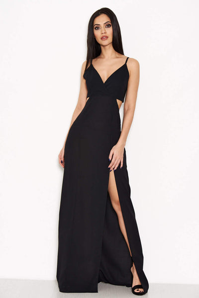 Black Maxi Dress | Black Cut Out Maxi Dress | AX Paris