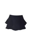 Black Frill Skort Shorts