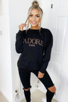 Black J'adore Sweatshirt