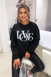 Black LOVE Sweatshirt