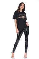 Black Liberte Printed T-Shirt