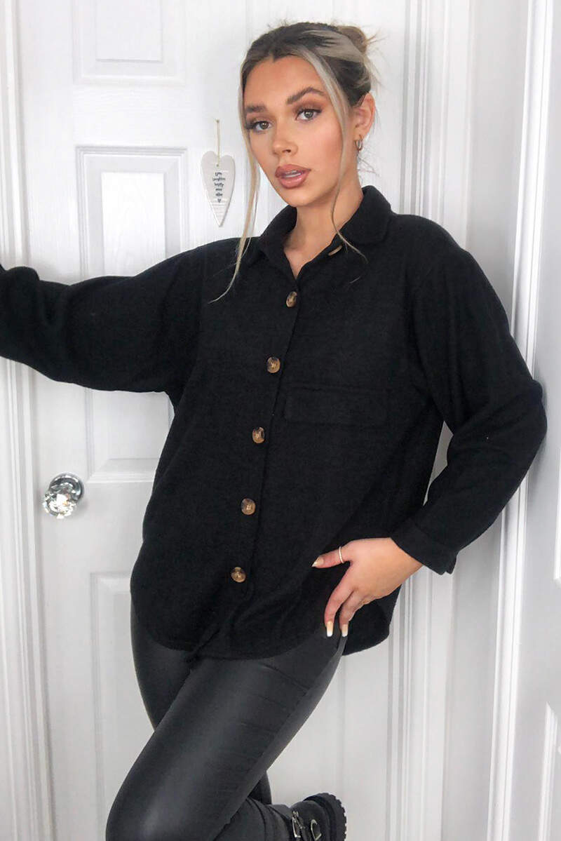 Black Oversized Shirt