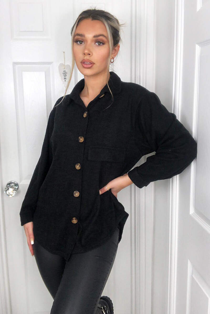 Black Oversized Shirt