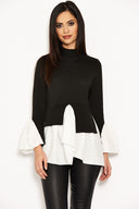 Black Polo Neck Shirt Jumper