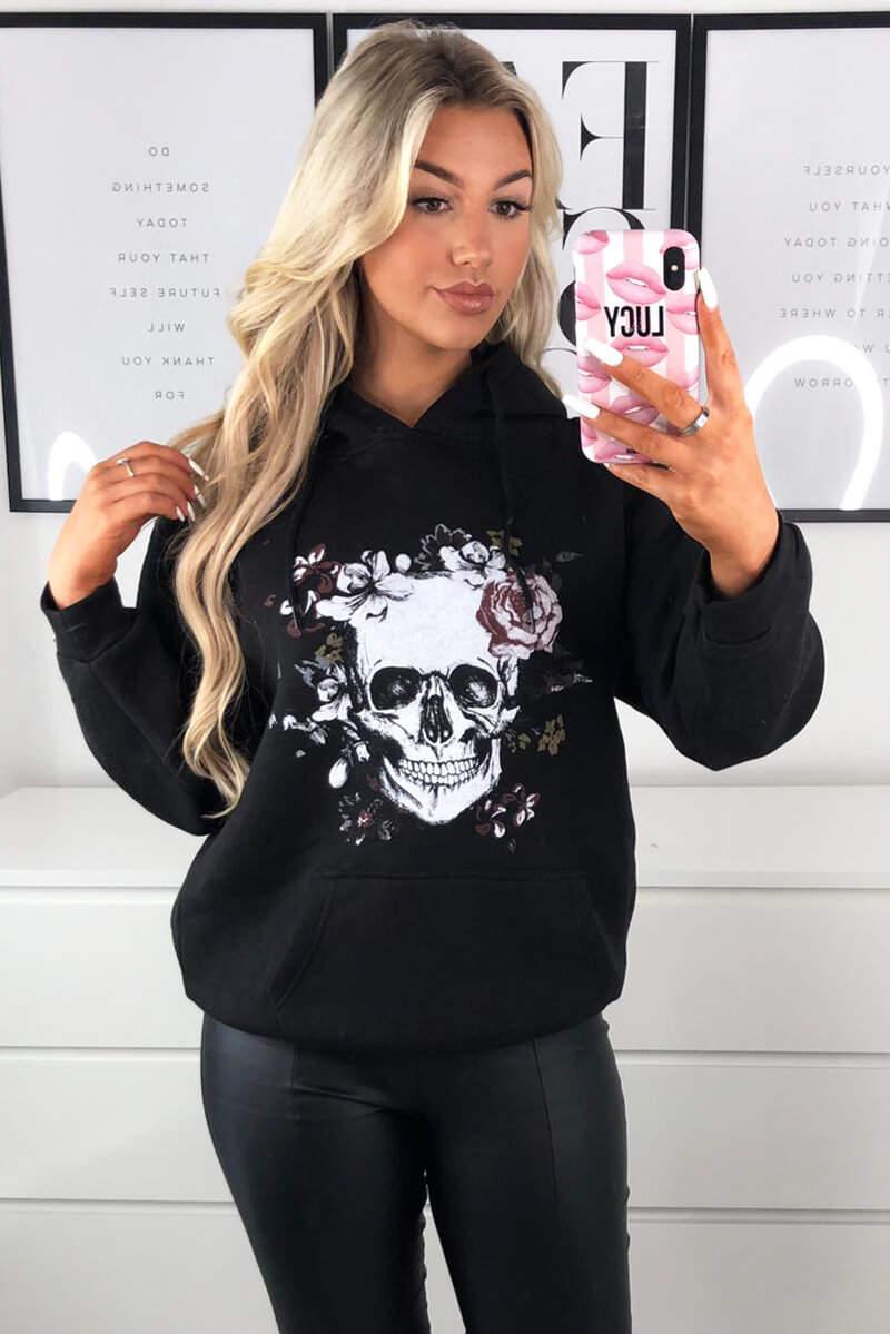 Ax paris skull hoodie best sale